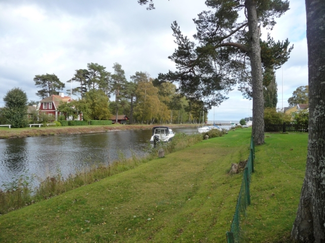 View from our hotel at Göta Kanal